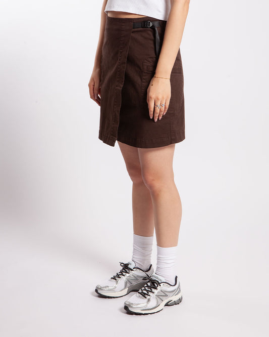 Gramicci Wrap Skirt Dark Brown