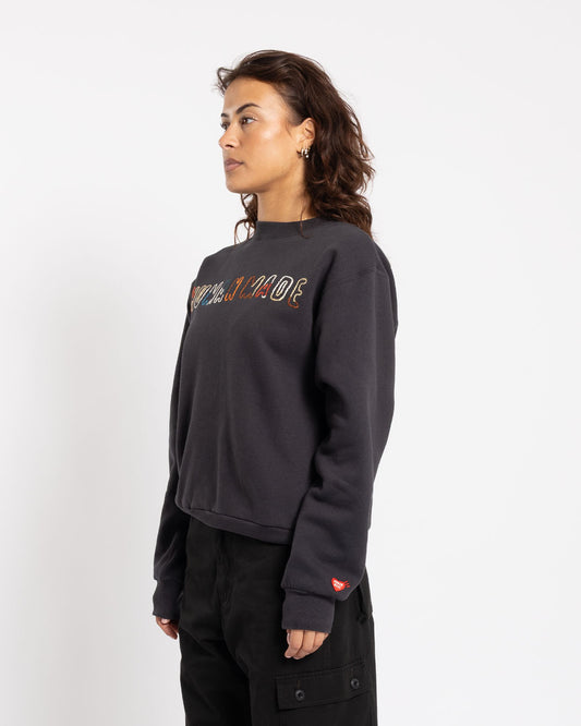Human Made Embroidered Sweatshirt Black