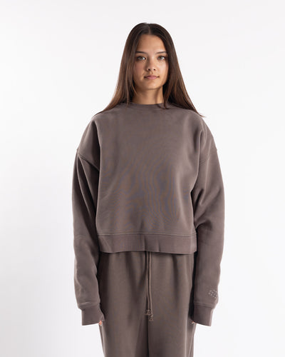 Jordan x IH Essentials Crop Sweater Cave Stone
