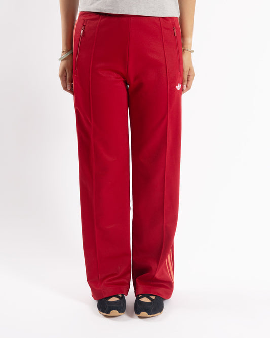 adidas Beckenbauer Track Pants Red/Preloved Scarlet, front view