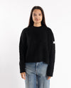 MM6 Maison Margiela Fluffy Crewneck Black