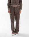 Needles Track Pant - Poly Jacquard Leopard