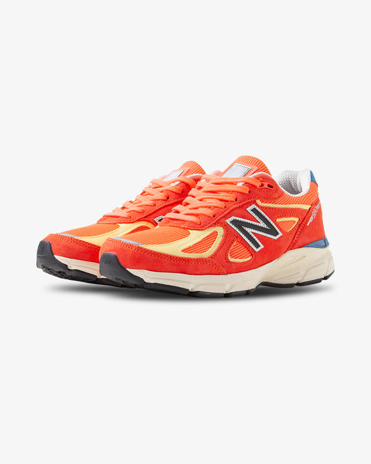 New Balance 990v4 Made in USA Urgent Red/Maize