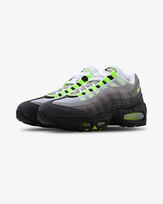 Nike Air Max 95 Big Bubble 'Neon', green sneaker, front view