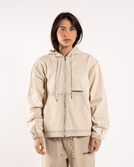 No Problemo Workwear Denim Jacket Sand