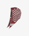 Nomarhythm Textile Paisley Silk Hoody Scarf Beige