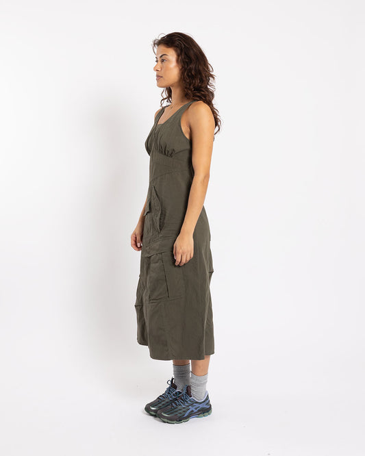 Nomarhythm Textile x Needles Rebuild Long Dress Olive