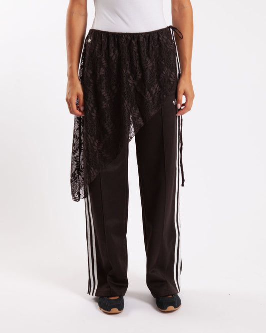 adidas 2IN1 Firebird Track Pants Lace Brown