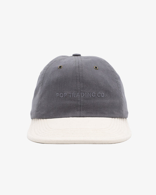 Pop Trading Company 2 Tone Flexfoam Hat Charcoal/Off White