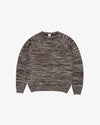 Pop Trading Company Knitted Melange Logo Crewneck Delicioso/Off White