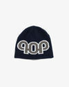 Pop Trading Company Reversible Pub Skull Beanie Grey/Navy