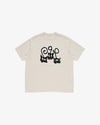 Pop Trading Company Tail T-Shirt Off White
