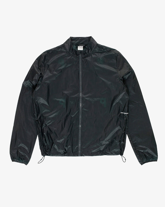Pop Trading Company Team Jacket, Darkest Spruce, flat lay, black