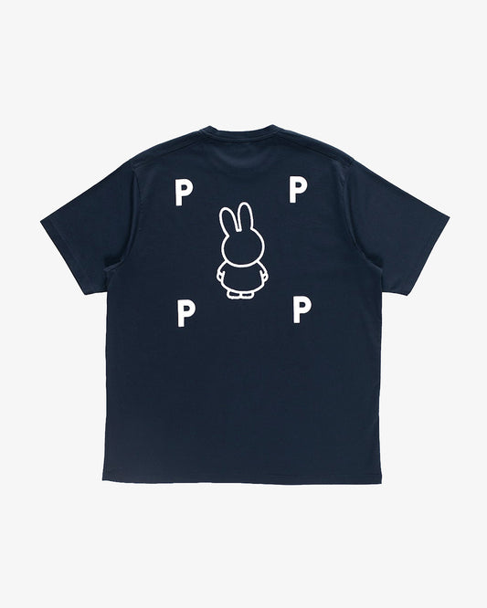 Pop Trading Company x Miffy FS BS Logo T-Shirt Navy