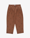 Pop Trading Company x Miffy Pattern Boat Pants Brown