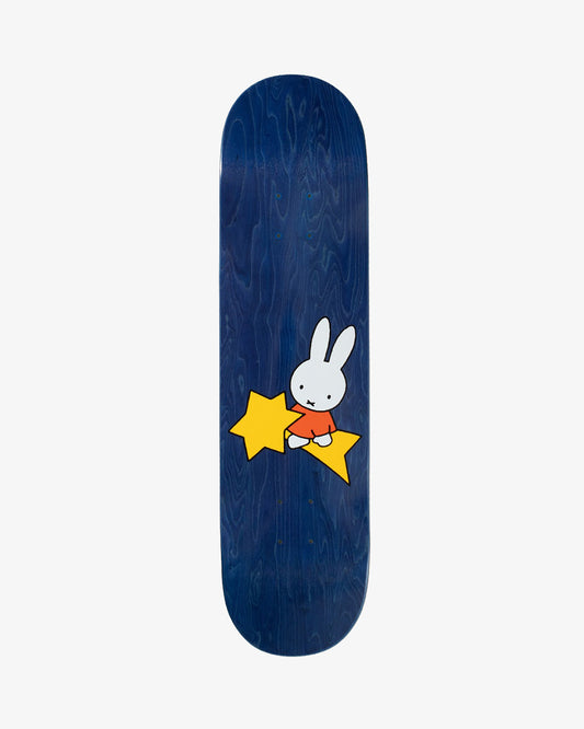 Pop Trading Company x Miffy Star Skateboard 8.0" Blue