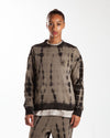 Potato Head Tie Dye Crewneck Sweater Black