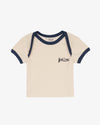 Brain Dead Ribbed Envelope Baby Tee Natural