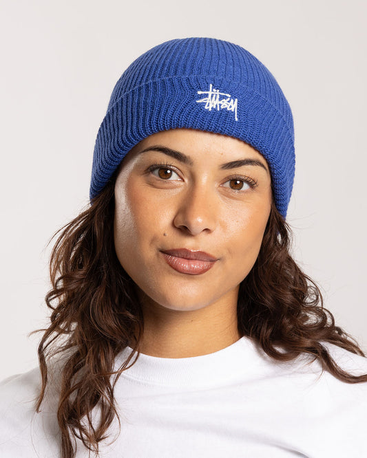 Stüssy Basic Cuff Beanie True Blue