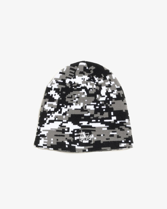 Stüssy Basic Skullcap Beanie Digi Camo Grey