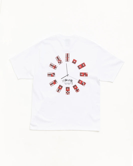 Stüssy Dice Clock Tee White
