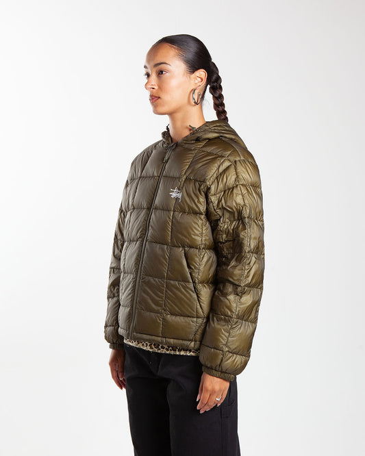 Stüssy Midweight Hooded Puffer Olive