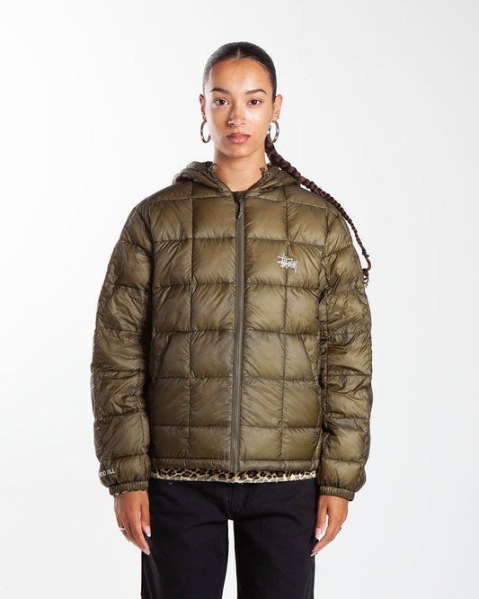 Stüssy Midweight Hooded Puffer Olive
