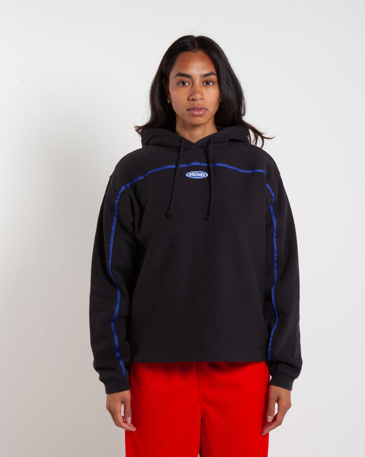 Stüssy Oval Pullover Hood Black