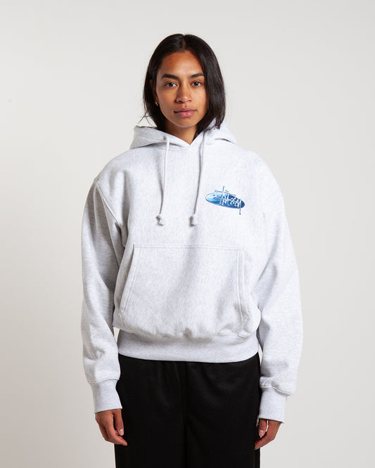 Stüssy Wave Oval Hood Ash Heather