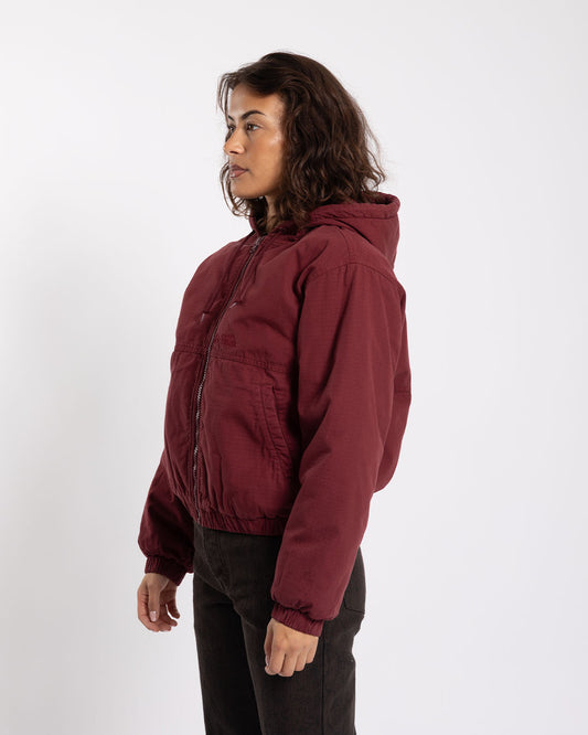 Stüssy Work Jacket Ripstop Burgundy