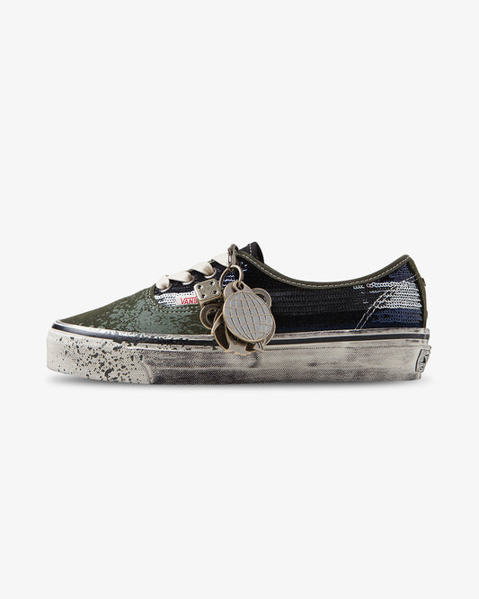 Vans Premium Authentic Green/Blue - Charms Pack