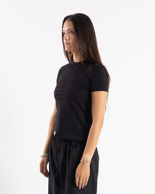Y-3 Fitted T-Shirt Black