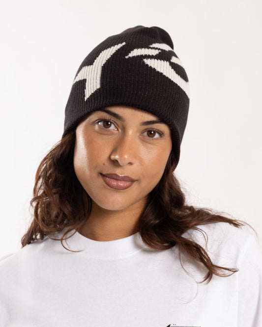Y-3 Graphic Logo Beanie Black