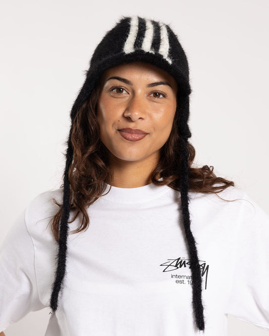 Y-3 S Stripes Bonnet Black