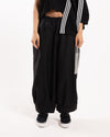 Y-3 Sports Uniform Cropped Top Flared Track Pants Black