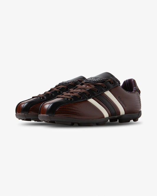Y-3 x Wales Bonner The Field Lizzard Crew White/Dark Brown