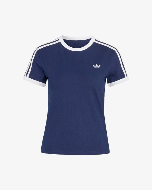 adidas 3 Stripes Tee Slim Indigo/White