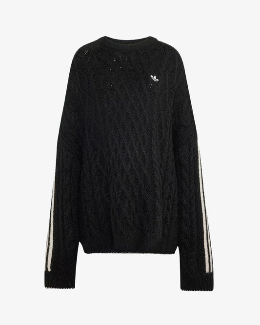 adidas Cableknit Sweater Black/White