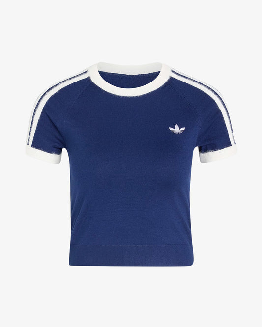 adidas Knit Tee Dark Blue/White