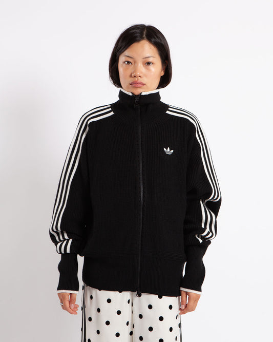 adidas Originals Firebird Oversized Track Top Black/White