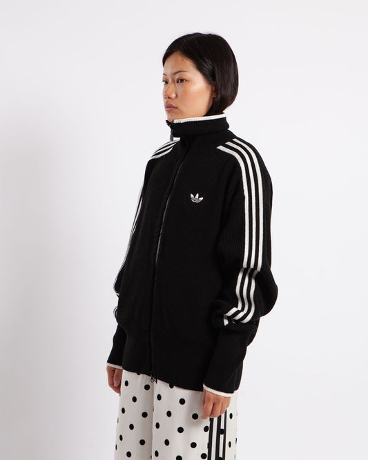 adidas Originals Firebird Oversized Track Top Black/White