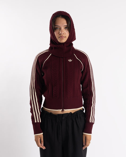 adidas SST Top Maroon/Vivid Red
