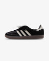 adidas Samba LT Core, Black/Cloud White,  pony hair, side view