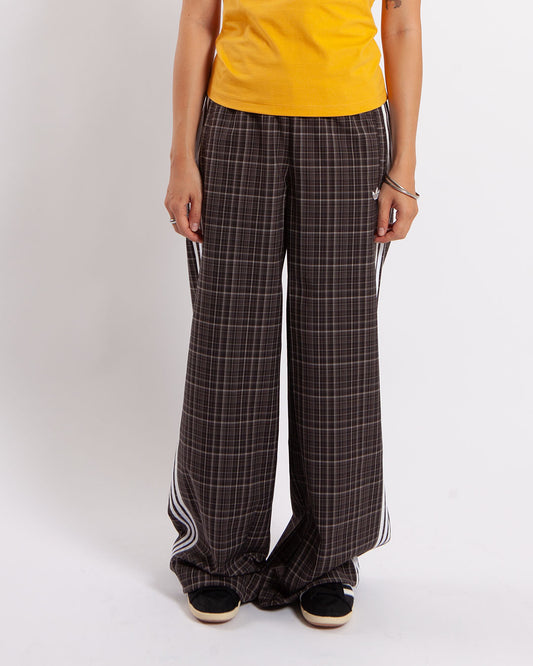 adidas Originals Check Track Pants Brown
