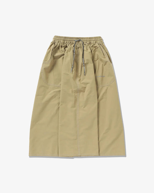 and wander CORDURA Cotton Rip Skirt Beige