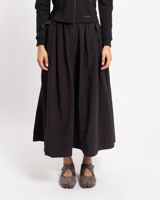 and wander Oversized Cargo Skirt Black