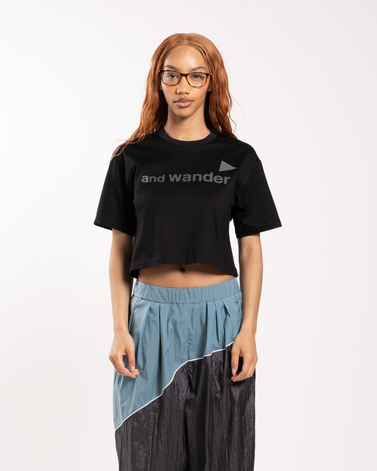 and wander Ref Tee Black