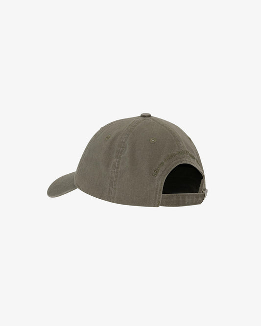 Ganni Green Canvas Cap