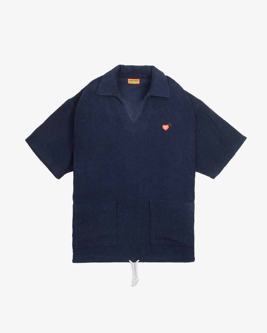 Human Made Pile Pullover Shirt Navy