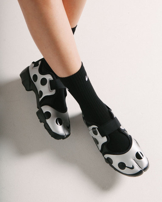 Nike W Air Rift Silver Metallic Polkadot